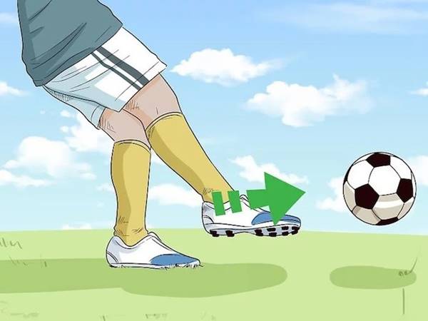 Kỹ thuật tiếp xúc bóng trong cú sút Knuckleball
