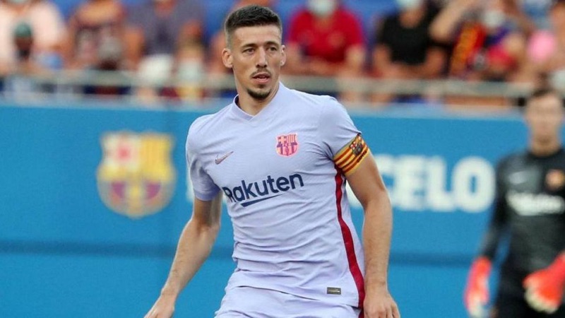 Lenglet trong màu áo Barcelona