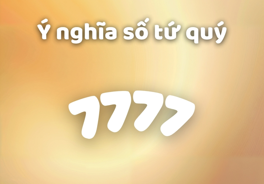 Nhận biết thông điệp từ số 7777