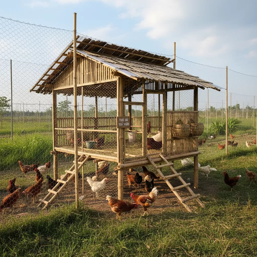 Kỹ thuật nuôi gà thả vườn đúng chuẩn cho thịt săn chắc thơm ngon