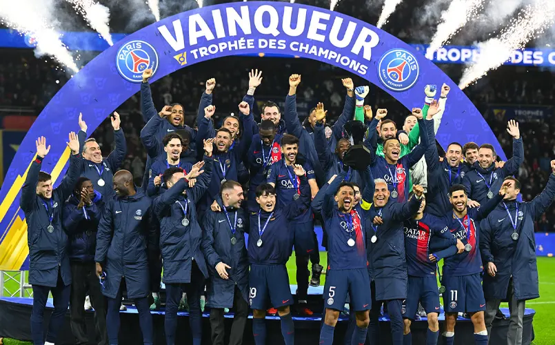 Phòng truyền thống rực rỡ danh hiệu của PSG